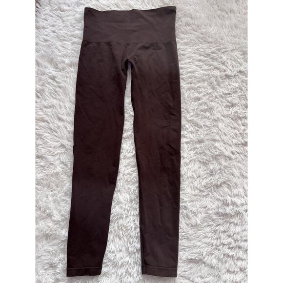 Soma women's sz. M Brown soft crop legging pants. Versatile pair. Comfortable - Picture 1 of 7